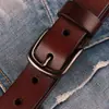Talla grande Cinturón de Cuero para Mujer Cinturón para Mujer Venta al por Mayor Cinturón Versátil Casual para Mujer Cinturón de Piel de Vaca Alargado Mujer