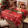 Mantel temático de Navidad para un ambiente festivo, adecuado para fiestas de Año Nuevo y Acción de Gracias, decoración de mesa a cuadros verde y rojo