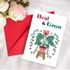 Selección de Colección de Tarjetas de Agradecimiento: Set de Tarjeta de Felicitación con Sobre, Mensaje Escribible, Palabras de Bendición, Tarjeta de Texto Plegable
