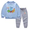 Ropa para Niños Transfronteriza Nueva de Primavera y Otoño Dibujos Animados Conjunto de Dos Piezas Ropa de Algodón para Bebé de Manga Larga