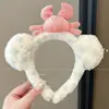 Diadema súper linda para lavarse la cara, diadema de felpa, ensanchada y antideslizante, para lavarse la cara, maquillaje, evitar que se moje el pelo y lavado de cara deportivo