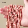 Cuentas Redondas de Cristal Pulsera Larga Semi-terminada Pulsera de Cuentas Redondas Sueltas de Ágata Cuentas Espaciadoras Cadena de Cuentas DIY Accesorios de Joyería Artículo Caliente