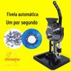 Máquina de fivela semiautomática tecido para impressão lona tecido para light box placa KT tecido para bandeira máquina de ilhós para fivela ferramenta de fivela para publicidade