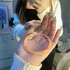 Pulsera de Luz de Luna Blanca con Vidrio de Gelatina de Lichi, Mismo Estilo que en Xiaohongshu, Accesorio Versátil de Nicho Estilo Antiguo para Hanfu