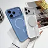 Adecuado para funda de teléfono iPhone 18 Pro Max, magnético N52, con anillo metálico para lente, cubierta protectora anticaídas para Apple 17