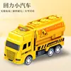 Coche de juguete para niños de fricción, vehículo de ingeniería, juguete educativo y creativo, perfecto como pequeño regalo para preescolares y niños pequeños, cochecito mini de inercia