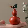 Venta al por mayor del fabricante Calabaza Natural Pequeña Pieza de Mango Enrollada a Mano Retorcida a Mano con Disco de Grifo para Jugar y Adornos de Calabaza con Pulpa