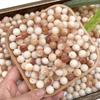 Pulseira de contas redondas de raiz de bodhi violeta contas soltas contas de sementes de bodhi rosa sementes soltas acessórios diy feitos à mão atacado