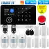 Bestseller transfronteiriço Tuya APP WiFi GSM sistema de alarme anti-roubo para casa inteligente segurança