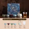 Juego de Té de Cinco Hornos Famosos Empresa Regalo de Negocios Souvenir Taza de Anfitrión Caja de Regalo con Logo Impreso para Regalar a Personas Mayores