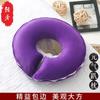 Almohada para Salón de Belleza Cojín Facial Agujero Cama de Masaje Agujero Lateral Cojín Empujable Cojín para la Cabeza Almohada de Látex Facial Silicona Base Dura