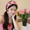 2026 Nuevo Estilo Park Fresco Floral Tejido Flequillo Parche Femenino Estilo Mori Cinta Mágica Diadema Parche para el Cabello Organizador