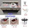 Carrinho de Carne de Fontes Estilo Hong Kong Aquecimento a Gás Elétrico Carrinho de Carne de Fontes Multifuncional Carrinho de Carne Estilo Cantonês Carrinho de Lanches
