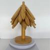 Tapete Isolante para Árvore Cor Nogueira Anti-Escaldante Mesa de Jantar Doméstica Criativo Tapete de Mesa de Bambu Ornamento Tapete Descanso de Copo Resistente a Alta Temperatura