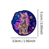 50 Adesivos de Cavalo Arco-Íris Neon de Compra Direta Transfronteiriça, Adesivos Fofos de Pônei Pequeno para Mala e Diário com Mistura e Combinação Graffiti