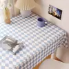 Mantel 2026 Estilo Nuevo Lujo Ligero Tacto de Alta Calidad Impermeable a Prueba de Aceite Sin Lavado Cuadros Mesa de Comedor Mesa de Café Esterilla Protectora PVC Dormitorio