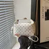 Bolso de lunares Diseño de nicho coreano bolsa tipo almohada de gran capacidad para mujer sensación de alta gama para el trabajo y los desplazamientos bolso de un solo hombro cruzado