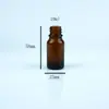Frasco de vidro marrom para óleo essencial de 30ml em estoque, frasco conta-gotas de vidro marrom de 50ml para evitar a luz, cosméticos, frascos separados