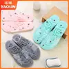 Chinelos Magnéticos de Massagem de Verão para Uso Doméstico Interno, Chinelos Antiderrapantes Estilo Japonês com Drenagem para Banheiro