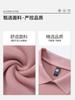 Sudadera de Manga Larga con Cuello de Solapa de Color Puro de 450g Estampado Personalizado con Logo Otoño e Invierno Gruesa Rosa Marca de Moda Ropa de Trabajo