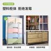 Gabinete de almacenamiento engrosado tipo cajón de 70 cm para el hogar, caja de almacenamiento para juguetes de bebé, armario sencillo para dormitorio, cómoda con ruedas