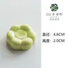 Flores Pequeñas Creativas, Manualidades Lindas, Pequeños Accesorios, Bandejas Pequeñas para Muñecas, Plato Giratorio Pequeño de Cerámica, Base Giratoria