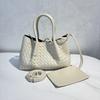 Bolsa Feminina 2024 Estilo Coreano Bolsa de Mão Nova Tendência Bolsa de Ombro para Trabalho Simples Moda Bolsa Transversal para Deslocamento Estilosa Versátil