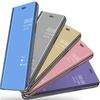Para Capa de Celular Huawei Glory 30 Capa de Couro Espelhada Glory 50 V10 Criativa 9A/9X Resistente a Quedas V30 Capa Protetora 9