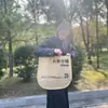 Sacola Ecológica Não Tecida com Estampa de Logo para Roupas Femininas e Infantis, Sacola Tote com Cordão Espessa para Lojas de Roupas com Acabamento de Alto Padrão