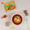 Nekketsuke Ramen de Sésamo Paquete de 4 con Trozos de Huevo, Envasado al Vacío, Cocido Primero y Luego Añadido con Ramen de Sésamo Sabor Huevo