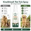 KineShineX Spray Repelente de Carrapatos para Cães e Gatos, Spray Repelente de Insetos Externo 50ml, Cuidado Natural com Plantas
