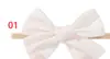 Nueva Diadema Europea y Americana con Lazo Grande para Niños, Linda Banda Elástica de Nylon para la Cabeza de Bebé, Pinza para el Pelo de Flor de Color Sólido para Bebé 3725
