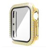 Adequado para Apple Watch 7/SE/6/5/43, capa rígida anti-queda com tudo incluído, pulseira de perfuração de fileira dupla, capa protetora S10