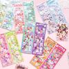 Mensagem Dream Song Rainbow Sugar Sticker Animal dos desenhos animados Shining Goo Card diy Mão Conta Decoração Adesivo 2 8