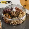 Bandeja de Frutas Secas para Año Nuevo para Uso Doméstico, Mesa de Centro de Sala de Estar, Sensación de Lujo Ligero de Gama Alta, Caja de Almacenamiento para Exhibir Snacks de Frutas y Dulces, Alto Valor Estético