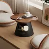 Lámpara de Mesa Casual Simple Lujo Pequeña Mesa de Café para Hogar Ventana de Bahía Mesa Kang Dormitorio Balcón Apartamento Pequeño Mesa de Celebridad de Internet Mesa de Café Creativa