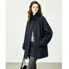 Novo trench coat feminino coleção outono 2026, novas roupas casuais soltas para mulheres, atacado de roupas femininas plus size