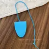 Colar com suporte para óculos de pescoço de couro dopamina primavera e verão, colar feminino 2025, novo, longo, decoração de adsorção magnética, acessórios de corrente de clavícula
