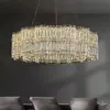 Lámpara de araña de cristal Berson, nueva iluminación minimalista estilo italiano para barra de bar en restaurantes, que exuda un ambiente lujoso y sofisticado, con una paleta de colores crema vintage