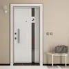 Puertas de Exportación Personalizadas para Rusia y Cinco Países de Asia Central, Puertas de Panel de MDF, Puertas de Acero de Exportación de Tablero de Densidad con Doble Cierre