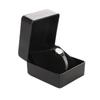 Caja de reloj de cuero sintético con tapa redondeada y puntos, caja para empaquetar joyas, caja para pulseras, caja para guardar relojes de pulsera y joyas, caja para guardar joyas