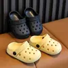 Zapatos Croc para Niños y Niñas, Nuevo Estilo de Verano, Uso Bidireccional, Sandalias Antideslizantes de Suela Suave para Niños