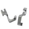 Pie Prensatelas para Cremallera Invisible de un Solo Lado T168, Material Totalmente de Acero Pie Prensatelas para Máquina de Coser Industrial para Máquinas de Coser Planas
