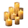 Luces de vela simuladas transfronterizas, luces de vela electrónicas LED universales, luces de vela de plástico simples, luces para ambiente festivo y de fiesta