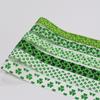 Cinta de Punto de Trébol de 2.5cm Festival Irlandés St. Cinta de Hilo Tejido para el Día de San Patricio Accesorio Versátil