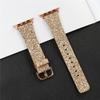 Pulseira de couro brilhante para apple watch pulseira feminina fashion smart bracelet iwatch9876