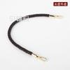 Cuerda redonda de cuero tejida a mano de 8 mm para llevar en la muñeca, correa de repuesto diagonal para bolso, accesorios para bolsos DIY, 51 accesorios