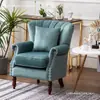 Sofá de terciopelo individual estilo americano, sillón perezoso a rayas retro simple, silla sofá de cuero para balcón de casa, sofá pequeño de moda