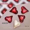 Arte de Unha Diamante Transparente K9 Ponto de Luz Fundo Pontiagudo Diamante Branco de Alta Qualidade Coração Torto Forma Oval Pilha de Diamantes Joias para Nail Art