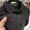 Camisa Casual para Hombre de Manga Corta para Hombre Versátil Nueva Moda Camisa Básica Tendencia Camisa con Cuello Top de Media Manga